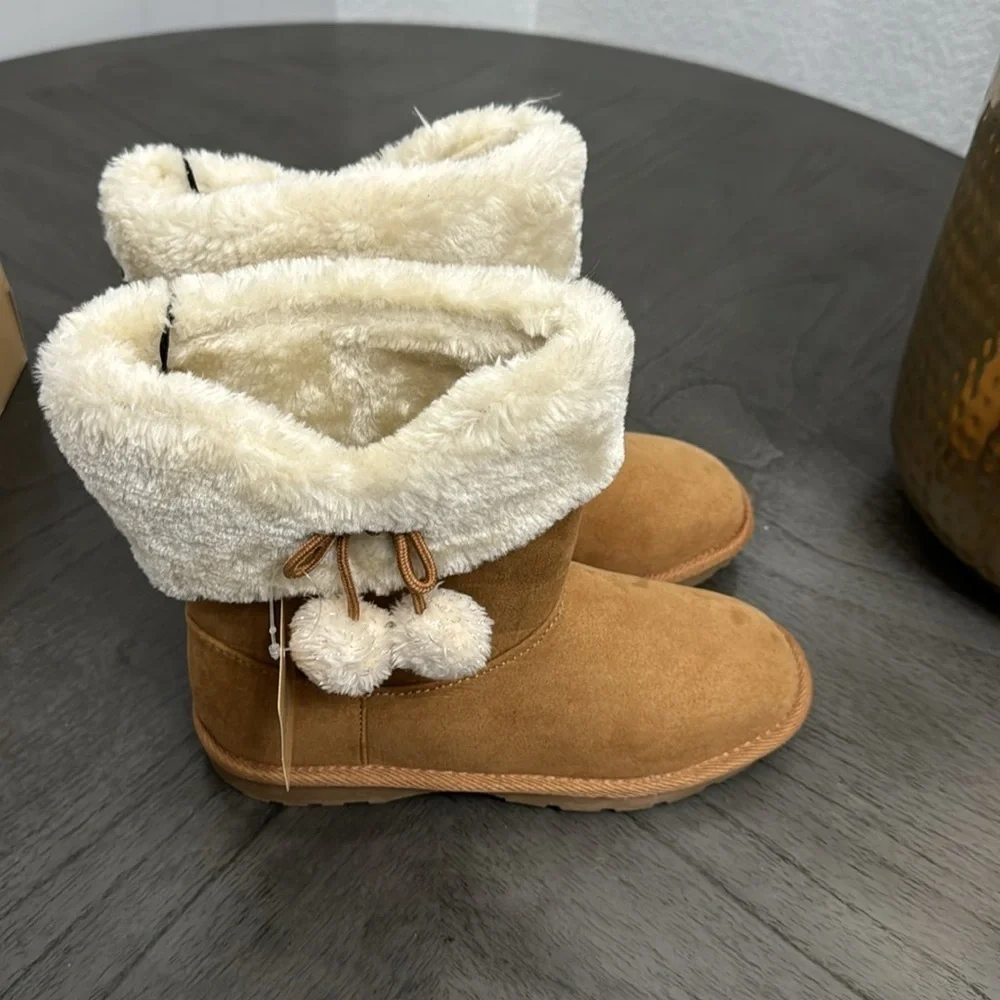 Thereabouts Little & Big Girls Aubree Flat Heel Winter Boots